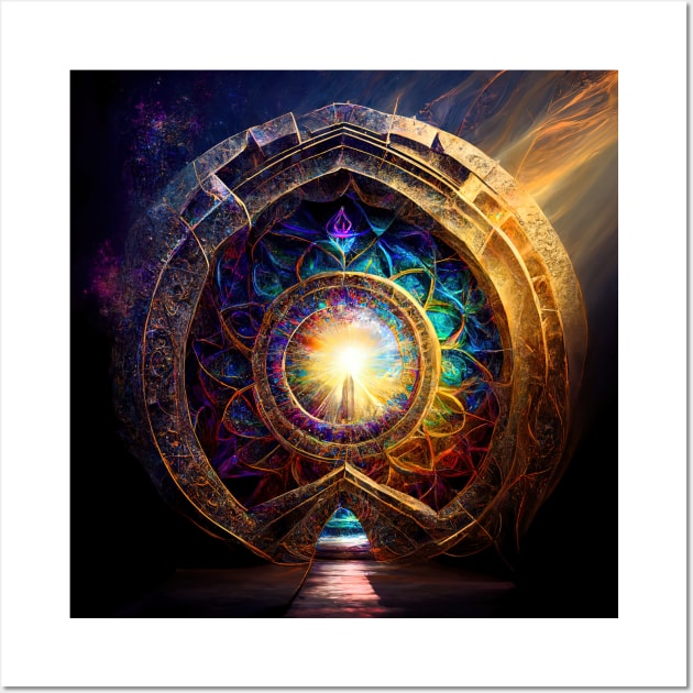 Divine Gateway Chakra Wall Art by Digitalys Studios